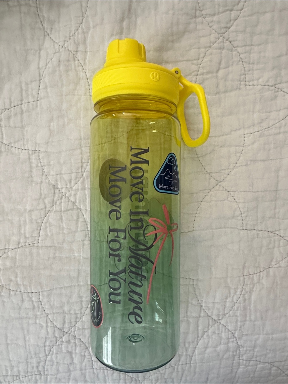Lululemon Back to Life Clear Bottle 24oz Move in Nature